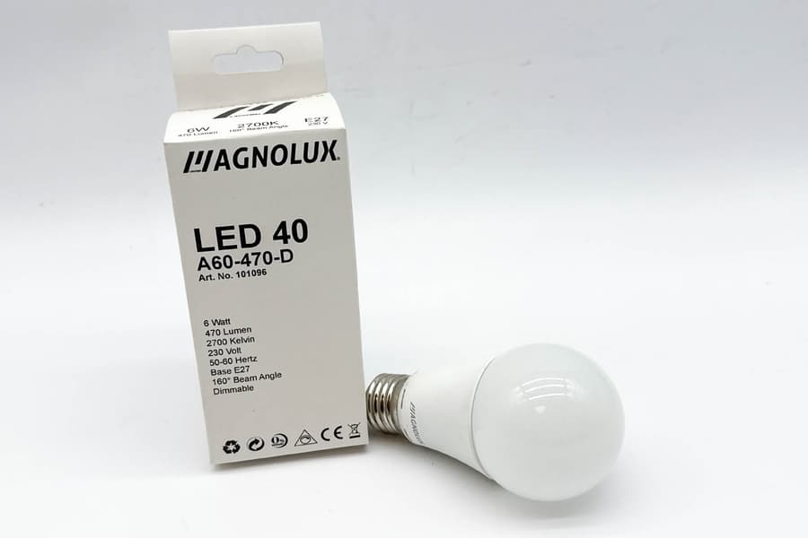 5 LED Glühbirnen Magnolux, 6 Watt